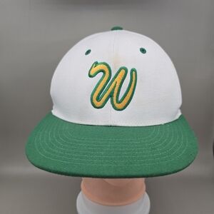 Pacific Headwear Twin Town Warriors Travel Baseball New York Fitted Hat Sz 7 1/8